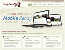 Tablet Screenshot of designtribe.ie